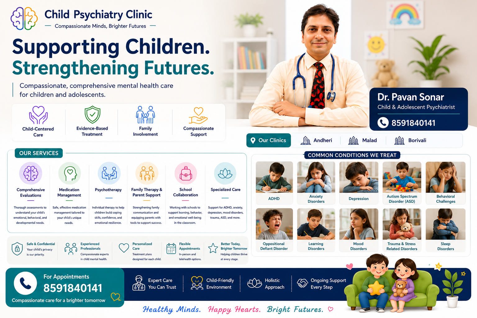 Child Psychiatrist Clinics Mumbai — Dr. Pavan Sonar autism treatment and therapy