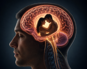 Best Sexologist in Mumbai and Best Psychiatrist in Mumbai - Dr. Pavan Sonar's illustration of the mind-body connection between love, intimacy and mental health